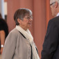 Gäste vor dem Verabschiedungsgottesdienst in der Stadtkirche