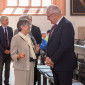 Gäste vor dem Verabschiedungsgottesdienst in der Stadtkirche